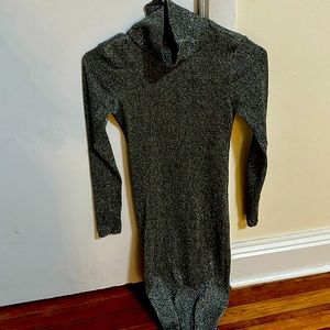 Midi silver beautiful dress